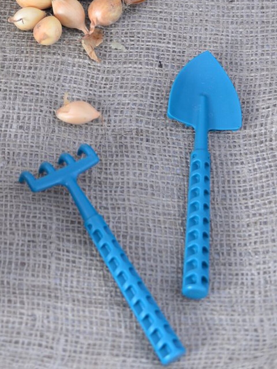 Набор 2 предмета, для комнатных растений, совок, грабли, Мультидом