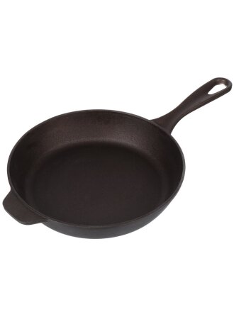 Сковорода чугун, 26 см, Boniron, с литой ручкой, индукция, ВС26-01