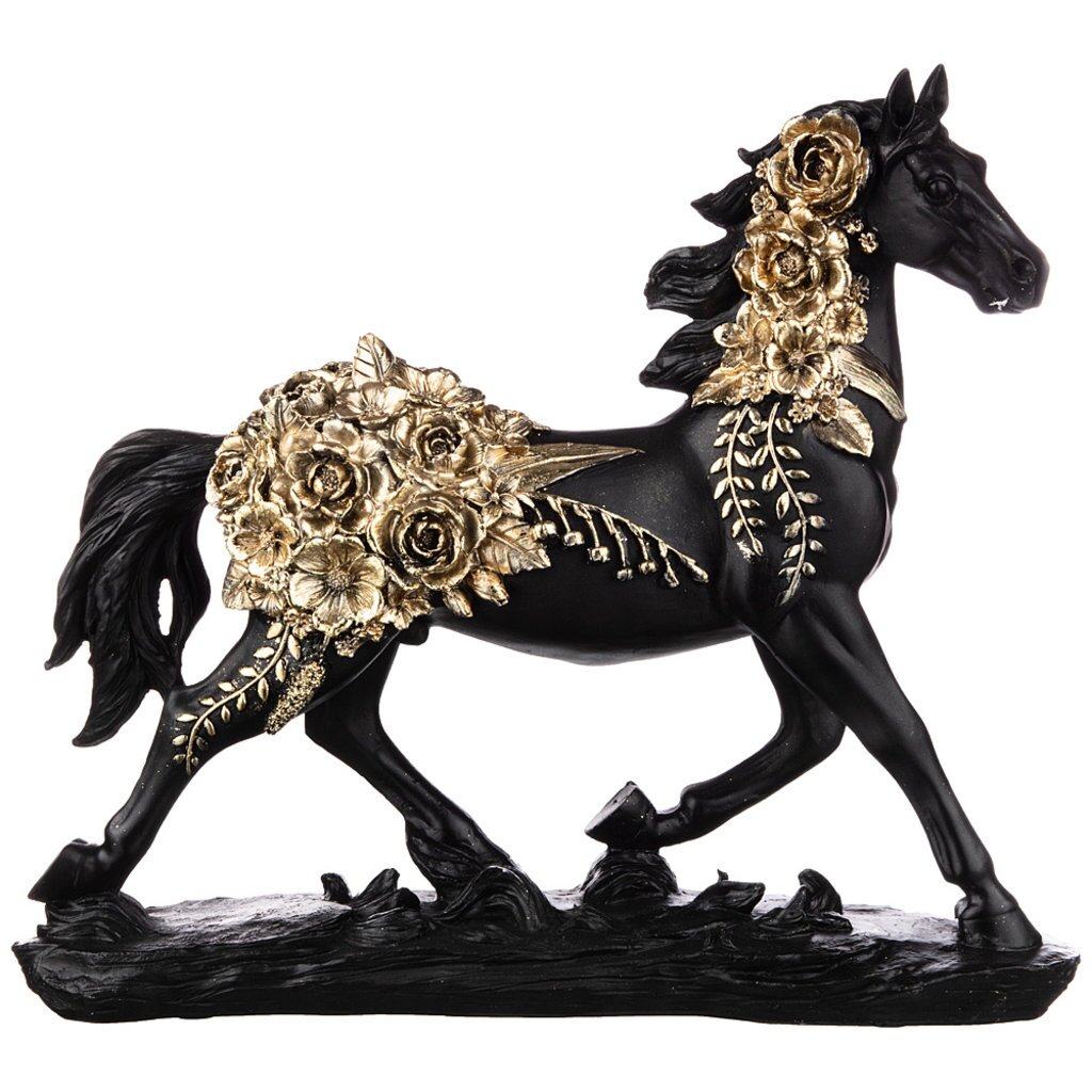 Статуэтка лошадь 35,5x11x32,5 см. коллекция flower fantasy, 146-1620