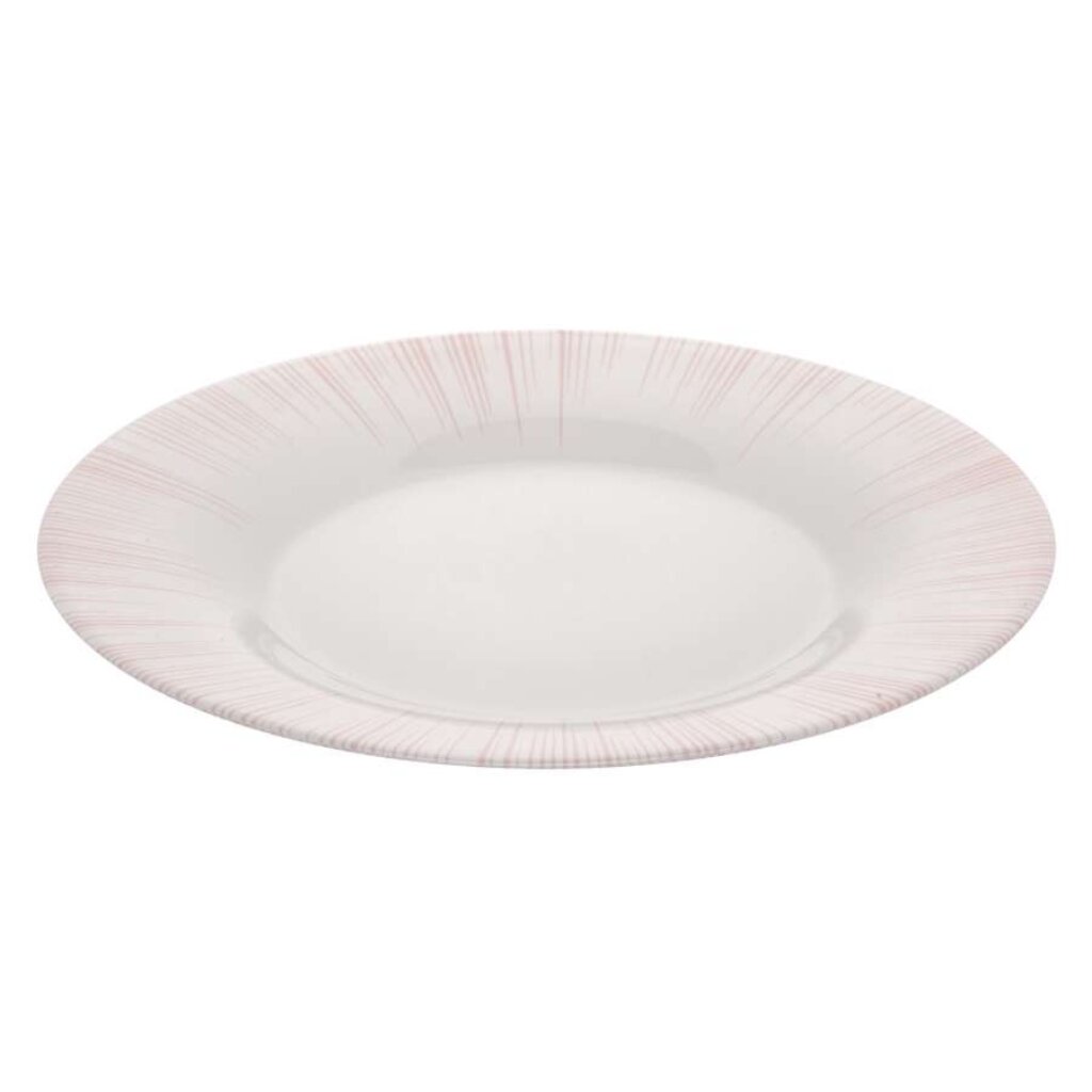 Тарелка десертная, стекло, 19.5 см, круглая, Focus, Pasabahce, 10327SLBD73, розовая