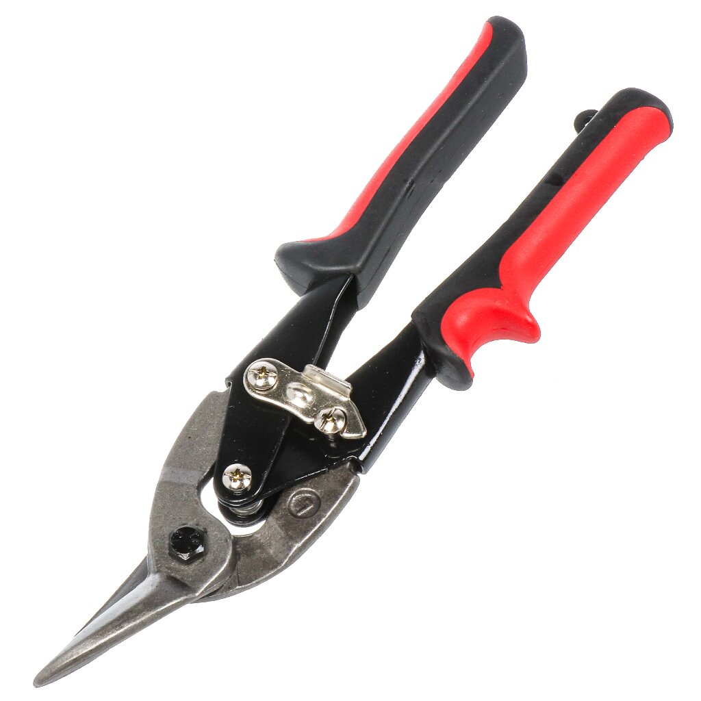 Ножницы по металлу леворежущие, 250 мм, CrV, двухкомпонентная ручка, Bartex, 1219002 ножницы по металлу с фиксатором пряморежущие 250 мм bartex
