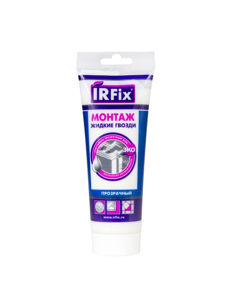 Клей Irfix, водный, универсальный, 250 г, 20009, Монтаж
