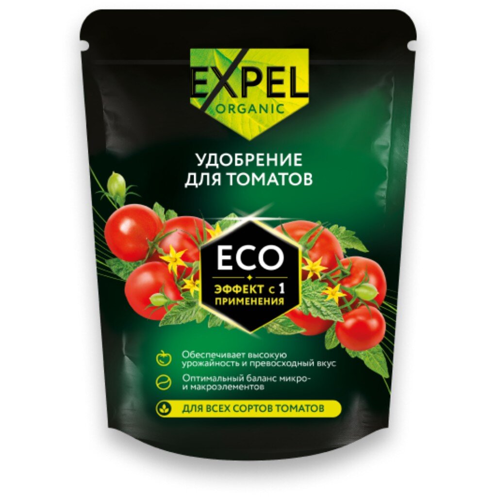 Удобрение для томатов, органическое, гранулы, 750 г, Expel удобрение для огурцов органическое гранулы 750 г expel