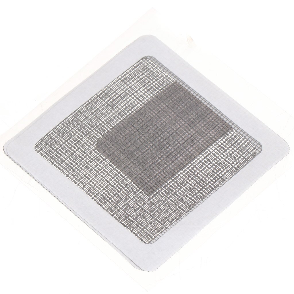 Ремкомплект для москитной сетки, заплатка самоклеющаяся, 10х10 см, YTWS010C квадраты и сетки на языке шаблона