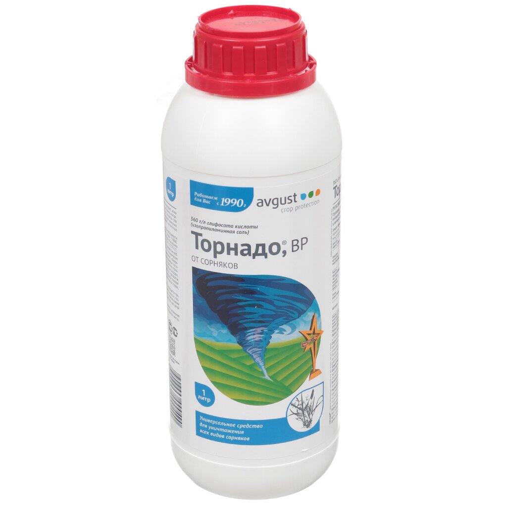 Гербицид Торнадо, от сорняков, 1 л, Avgust