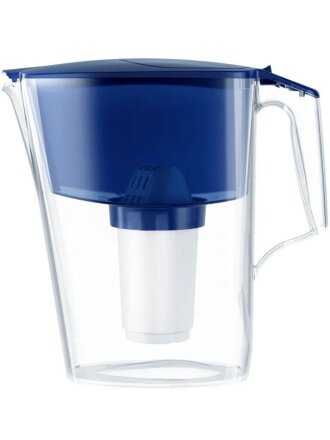 Фильтр-кувшин Аквафор, Инди, для холодной воды, 1 ступ, 2.5 л, кобальт, 525134