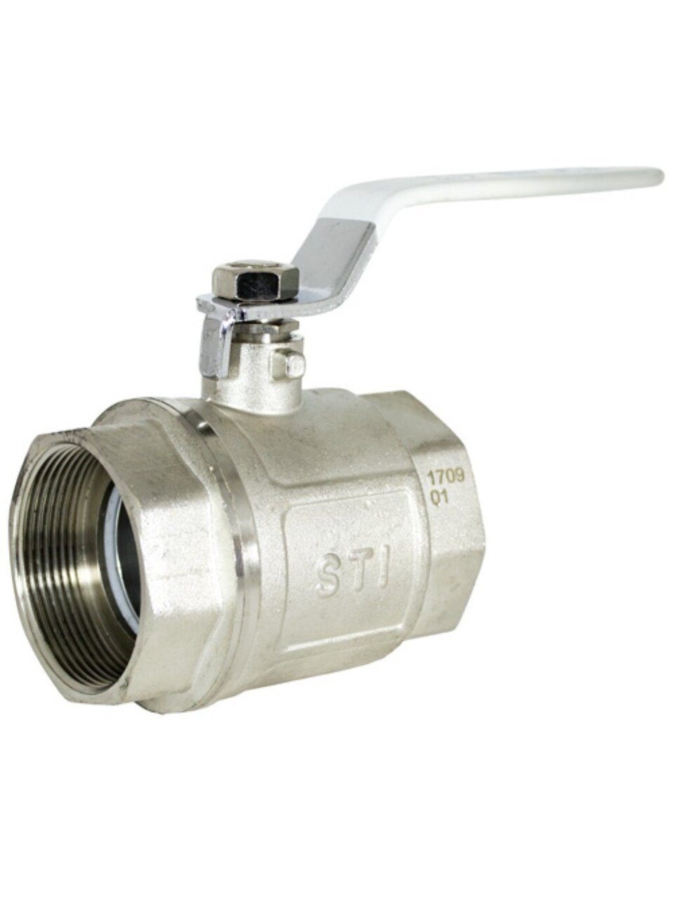 Кран для воды, 2&amp;quot;, г-г, ручка, никель, STI