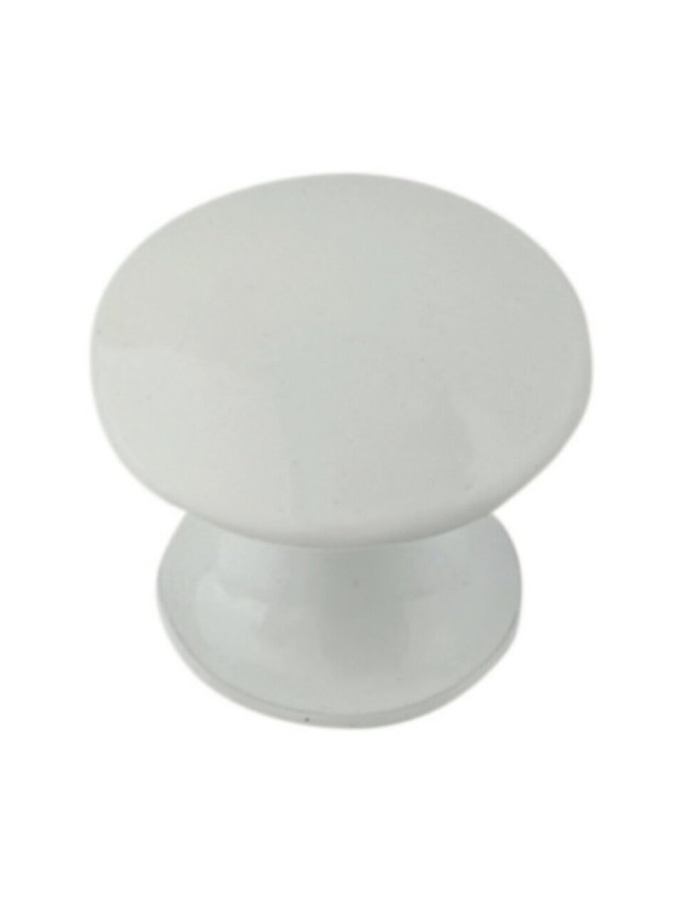 Ручка-кнопка мебельная Trodos, ZY-84, белая, 303039
