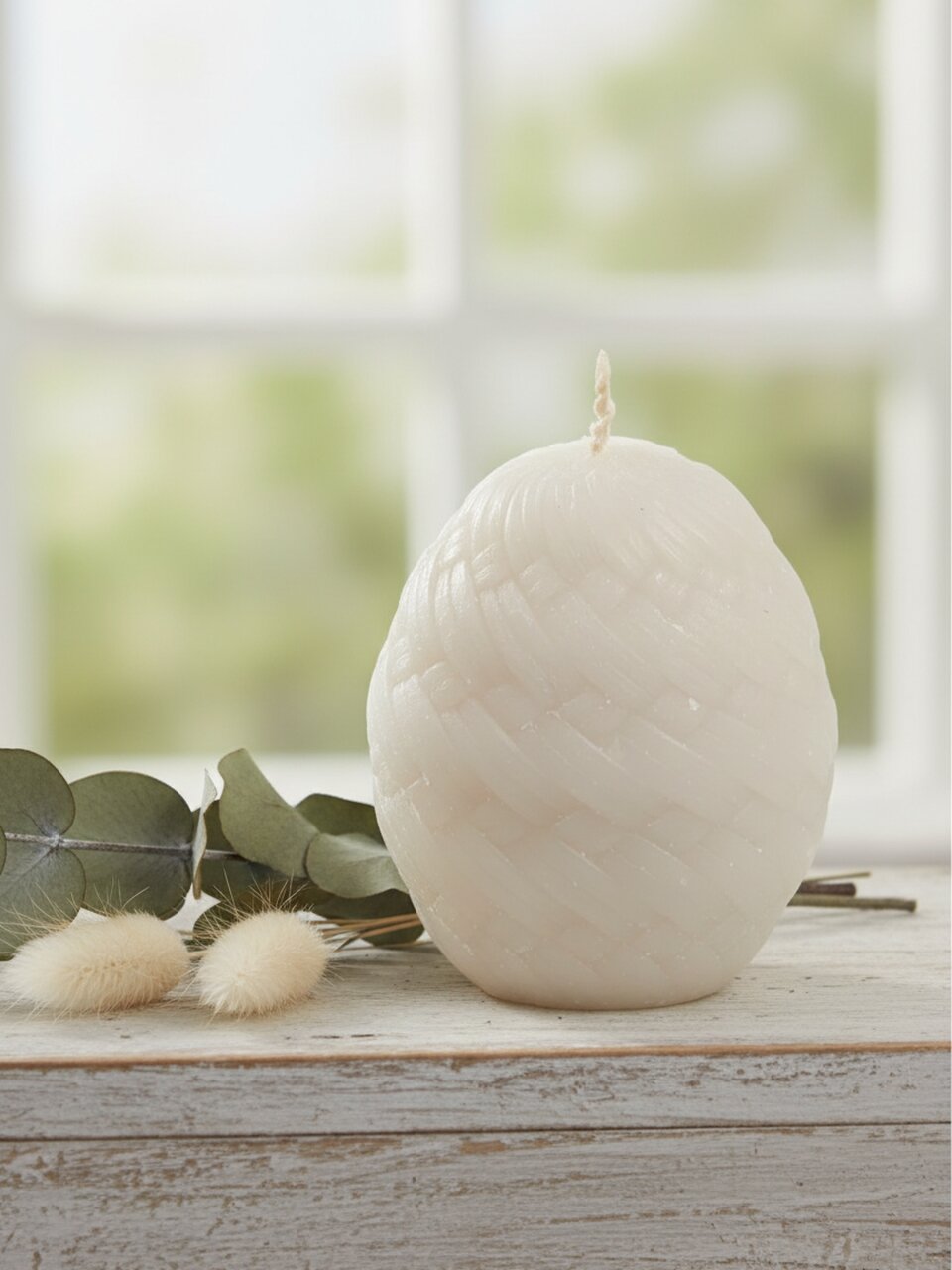 Свеча декоративная 6х5 см, в ассортименте, Kukina Raffinata, Яйцо с декором ХВ, 501085