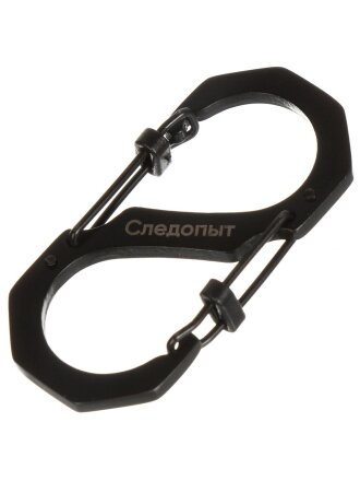 Карабин двойной, 55 мм, сталь, Следопыт, PF-SH-18