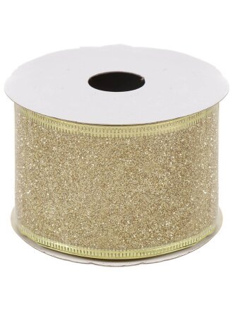 Лента декоративная полиэстер, 270х5 см, золото, Y4-4225