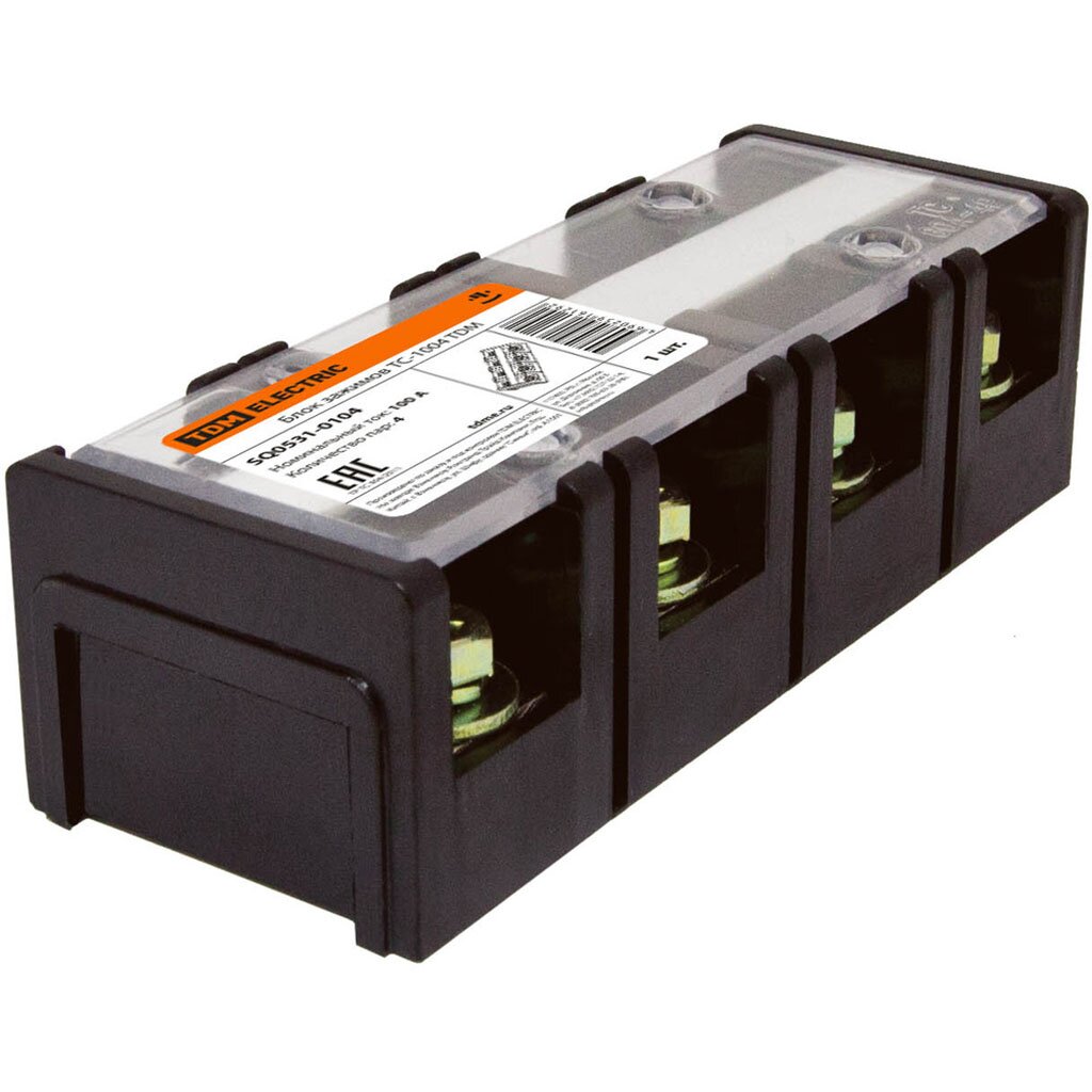 Блок зажимов ТС-1004, TDM Electric, SQ0531-0104 внутренний блок сплит системы канального типа mitsubishi electric