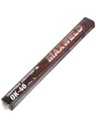 Электроды Maxweld, ОК-46, 3 мм, 1 кг, картонная коробка, сталь