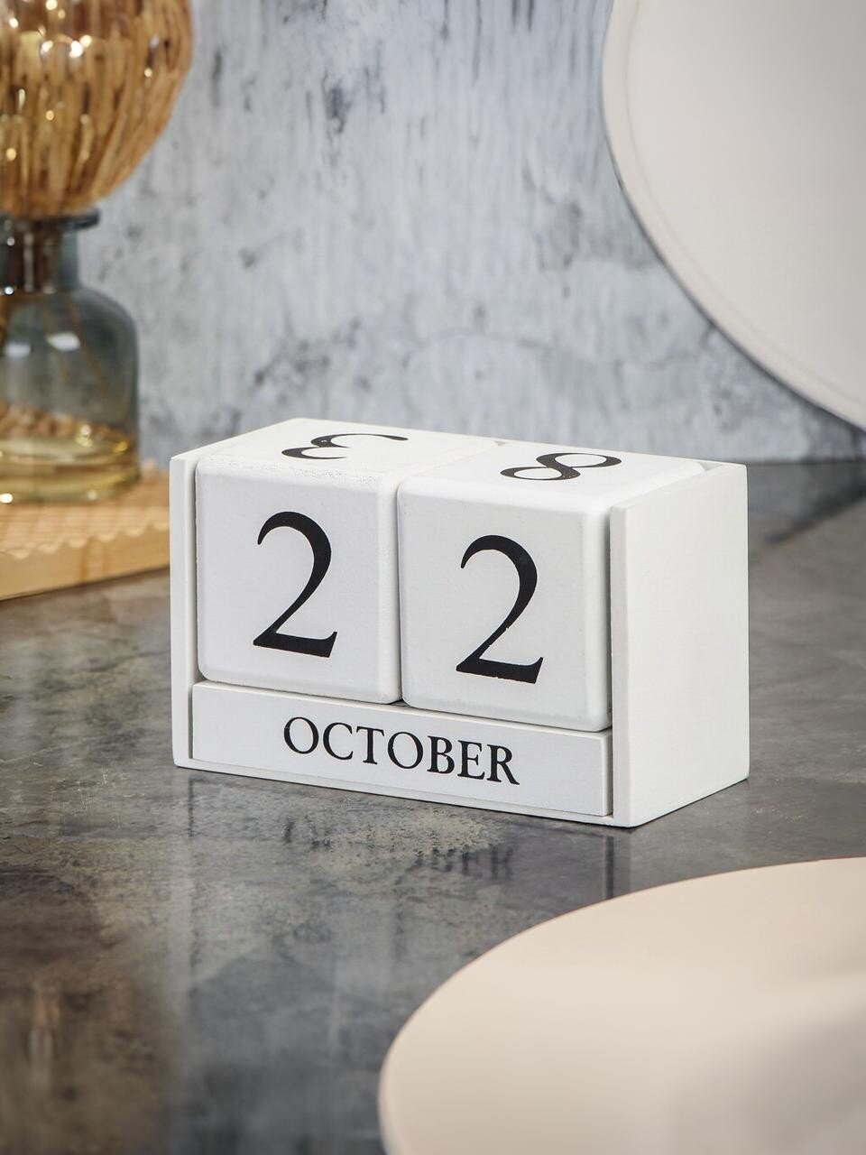 Календарь настольный 15.5х10х7.5 см, МДФ, Y4-6838