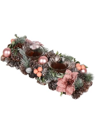 Подсвечник 2 свечи, 31 см, для свечи до 6.5 см, SYSGZSA-4623087