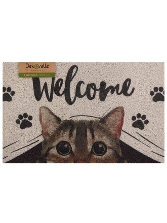Коврик грязезащитный придверный, 50х80 см, LAPSHA, Dekorelle, 121202