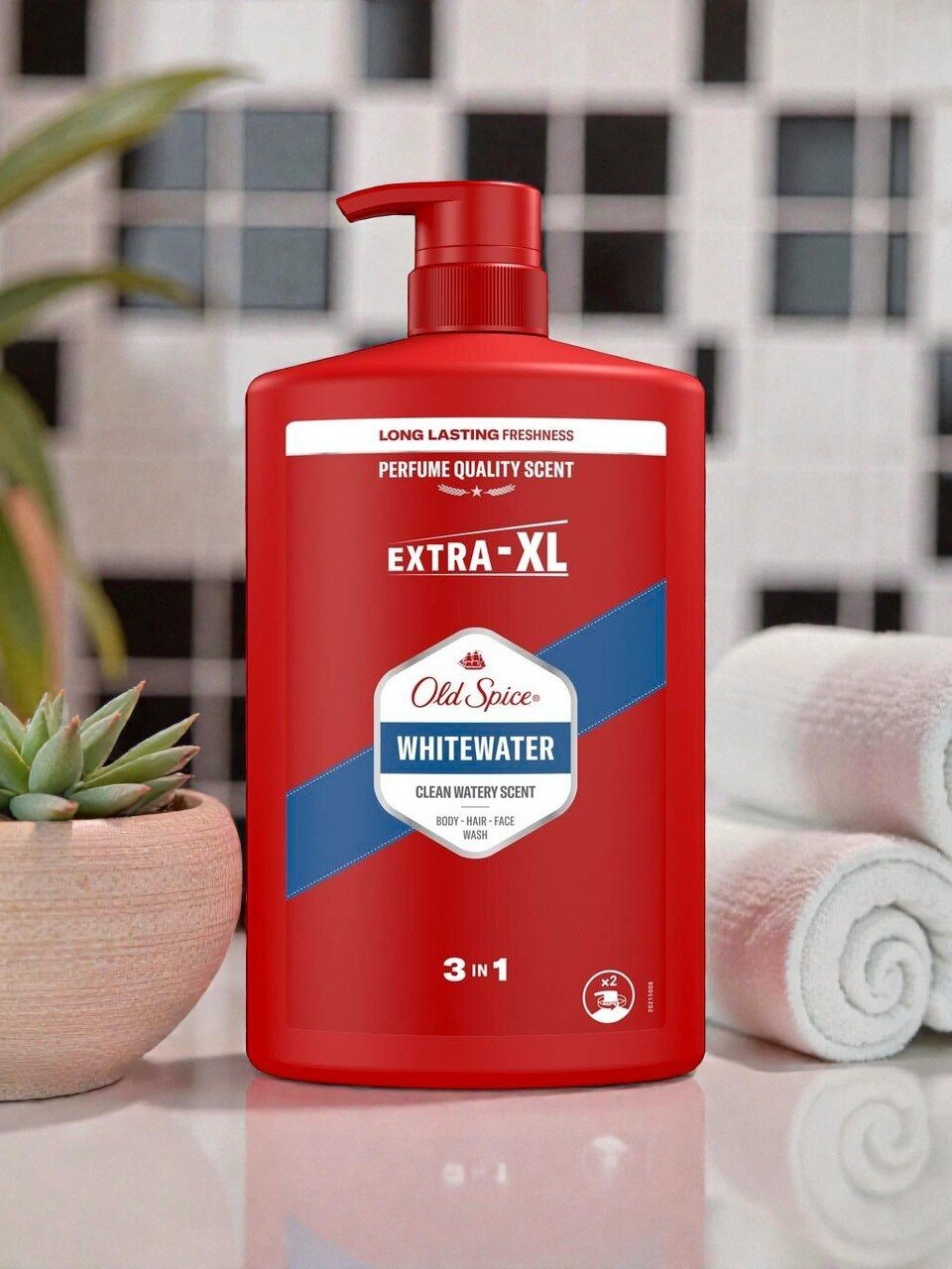Гель для душа Old Spice, WhiteWater, для мужчин, 1 л