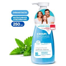 Зубная паста Grass, Crispi, 250 мл, Отбеливающая, с дозатором