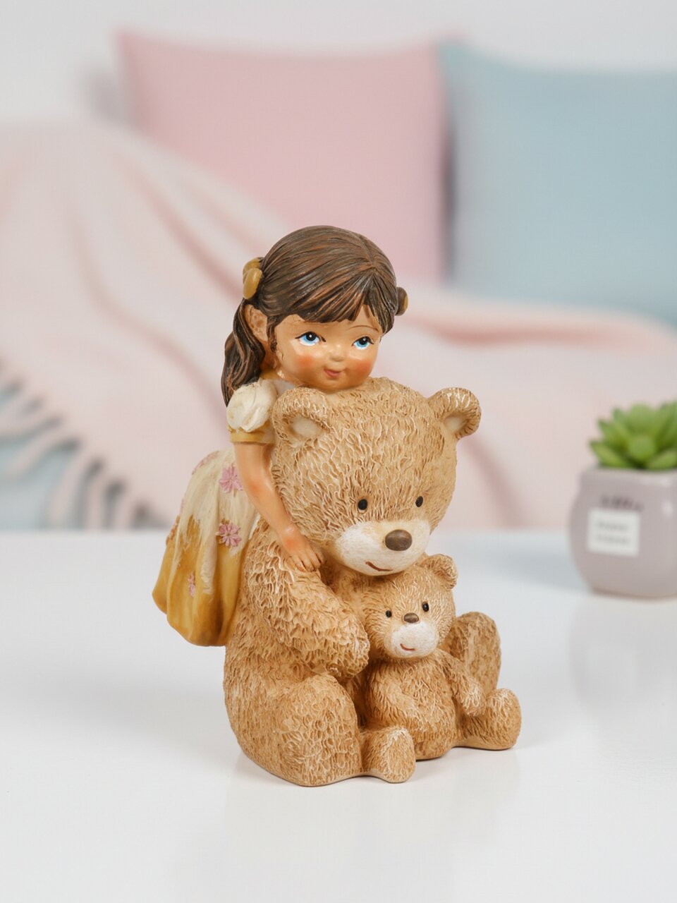 Статуэтка полистоун, Девочка, 9х6.5х11.5 см, Lefard, 162-1079