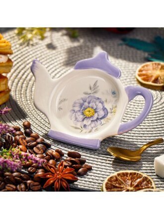 Подставка для чайных пакетиков, доломит, фигурная, Daniks, Флорина