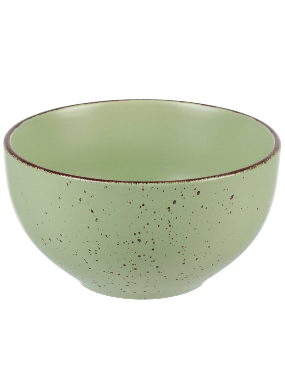 Салатник керамика, круглый, 14.5х7.5 см, OH!SPLASH, Domenik, DMD174, зеленый