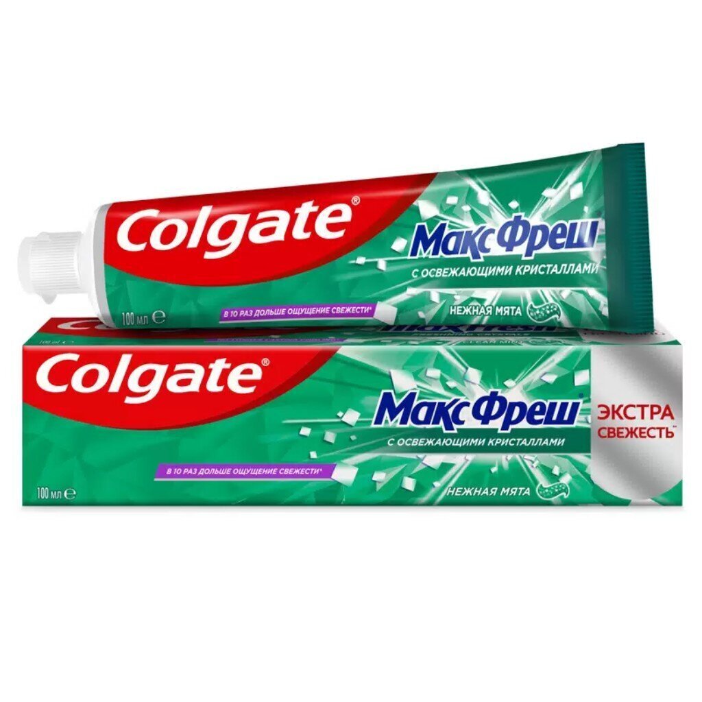 Зубная паста Colgate, MaxFresh Нежная мята, 100 мл