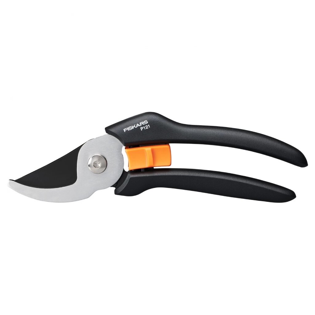 Секатор диаметр реза 18 мм, лезвие плоскостное, Fiskars, Solid P121, рукоятка пластик, 1057160