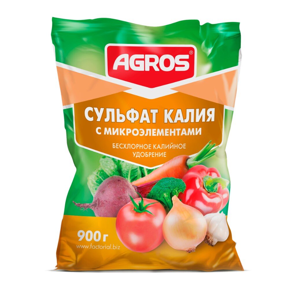 Удобрение Сульфат калия 0,9кг Agros