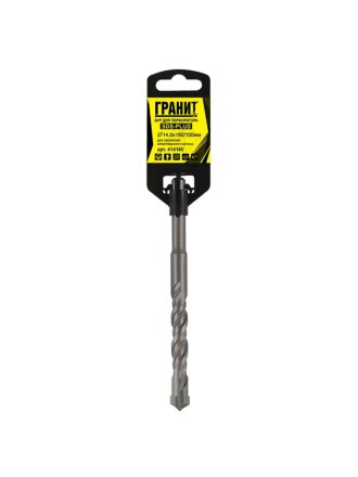 Сверло-бур для перфоратора, Гранит, Quadro-X, диаметр 14х100х160 мм, SDS-Plus, 414160