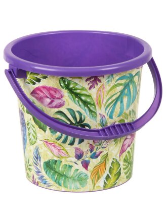 Ведро пластик, 10 л, хозяйственное, ВМС, Оранжерея, ВР-9265