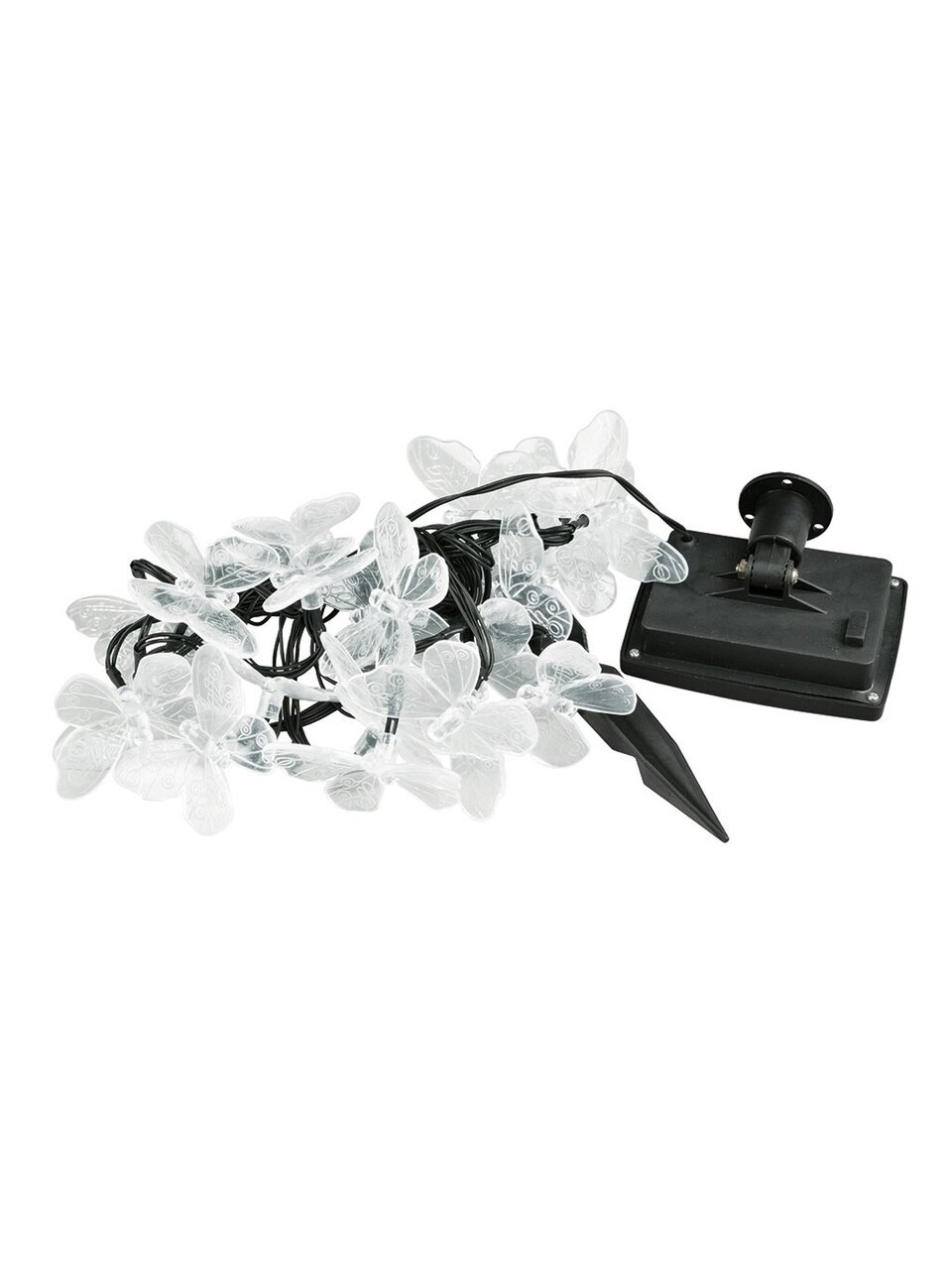 Гирлянда садовая Uniel, Butterflies USL-S-129/PT4000, на солнечной батарее, подвесной, пластик, 20 светодиодов