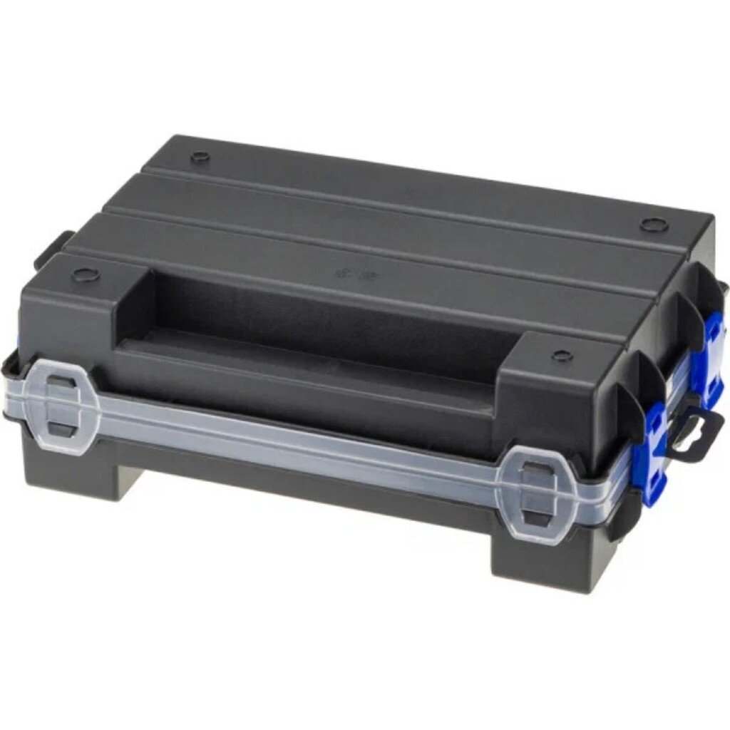 Ящик-органайзер для инструментов и метизов, 27х19х10 см, пластик, Idea, двойной с перемычкой, М 2984