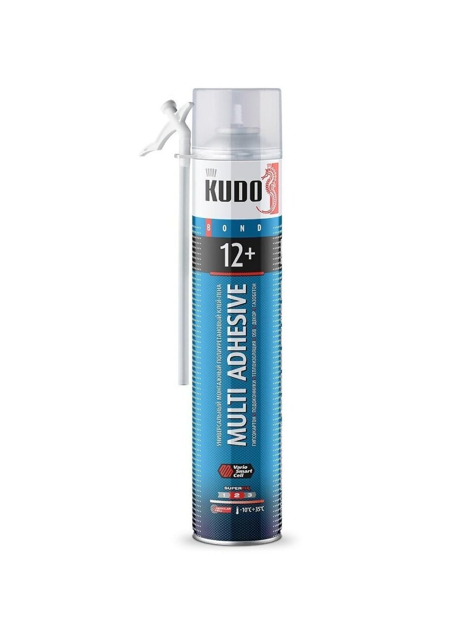 Клей-пена KUDO, Home 12+, бытовой, 1 л, всесезонный, KUPH10UAU