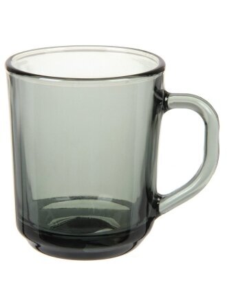 Кружка стекло, 250 мл, Basilico, Basilico, 62509-12, дымчатая