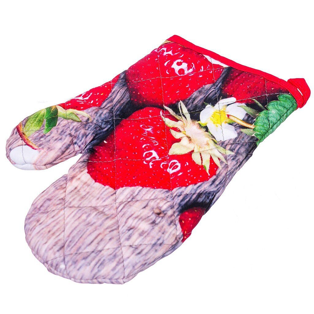 Прихватка-варежка, 18х26 см, Текстильная лавка Ягоды 2202/5