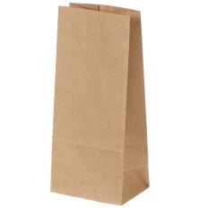 Пакет крафт-бумага, 8х5х17 см, 8881