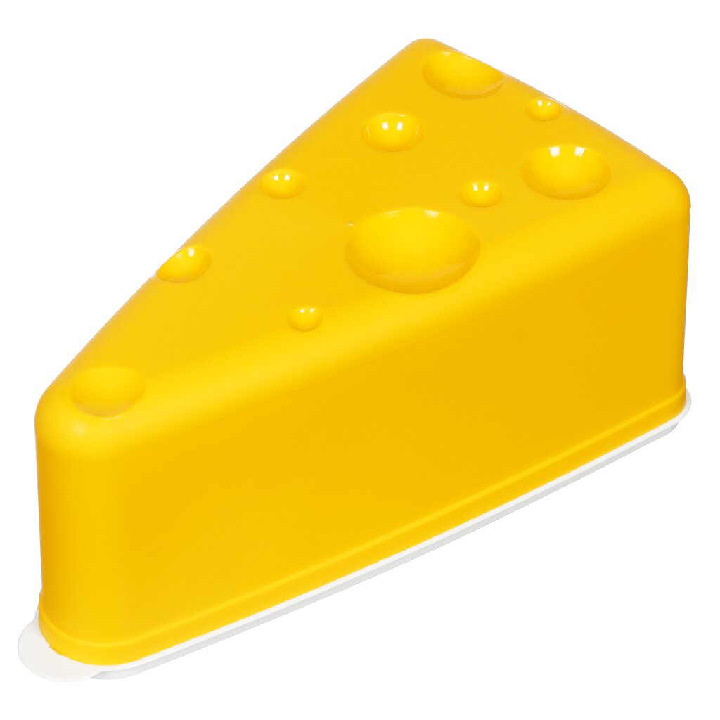 Контейнер пищевой для сыра пластик, 8 см, Альтернатива, м4672 контейнер пищевой пластик 1 л 14 4х14х7 см квадратный альтернатива м1627
