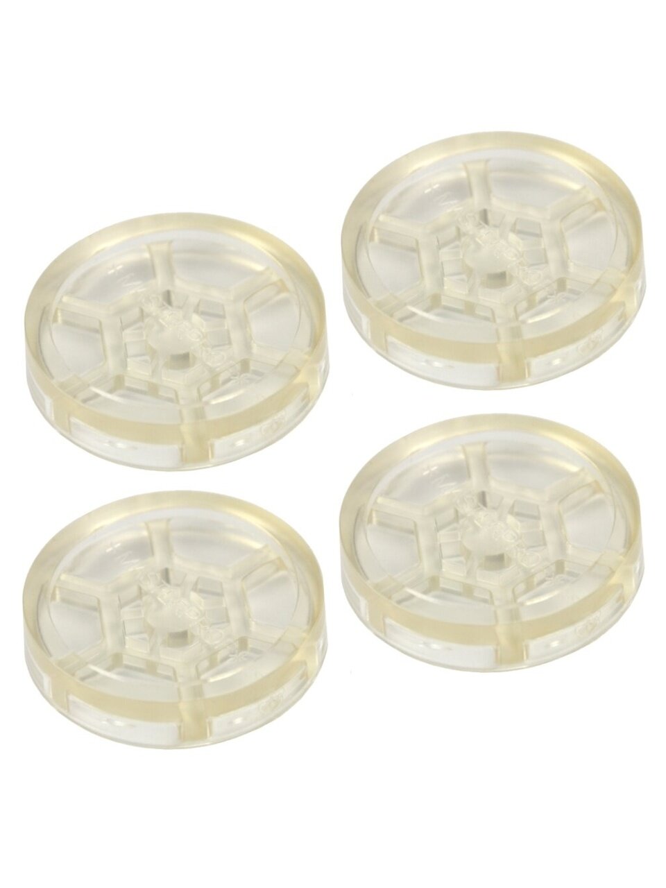 Антивибрационные подставки прозрачный, 4 шт, MasterProf, ИС.131611