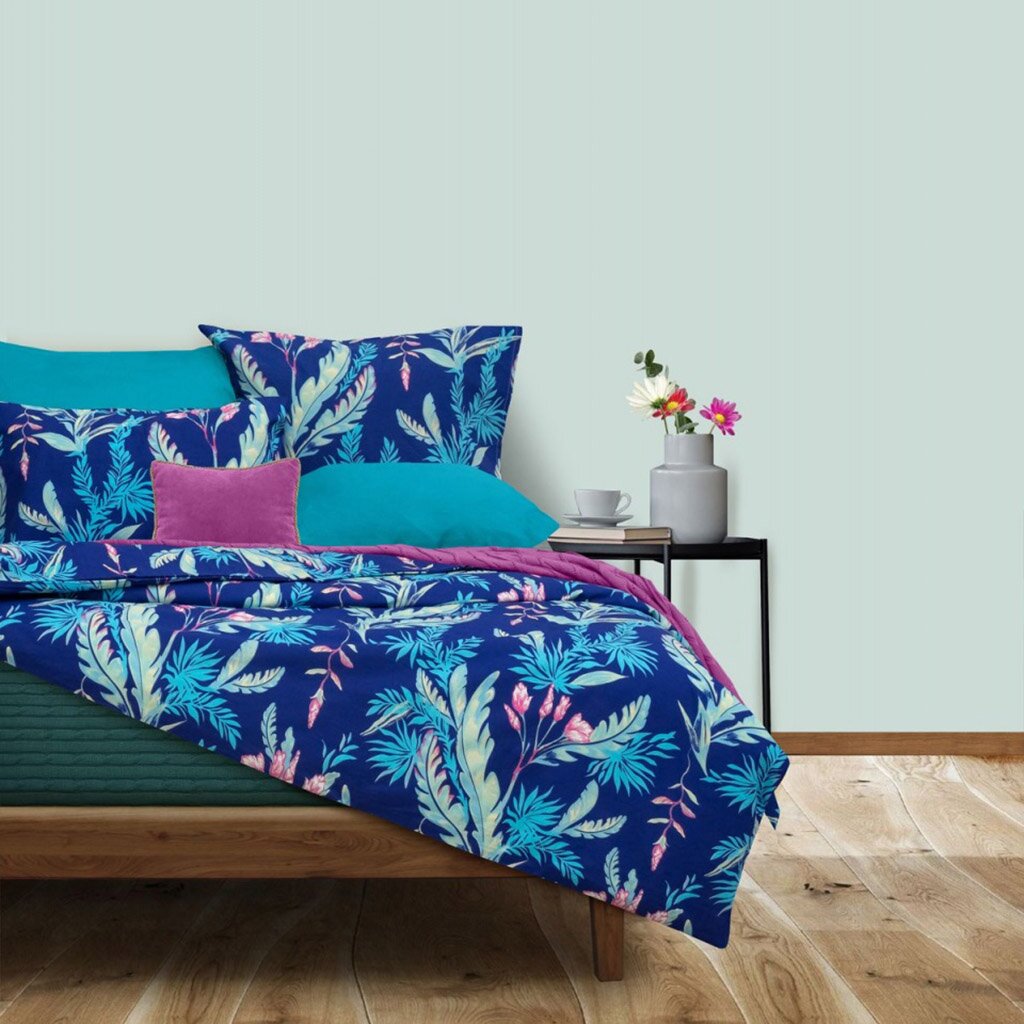 Постельное белье 1.5-спальное, простыня 145х215 см, 2 наволочки 70х70 см, пододеяльник 145х215 см, Sova&amp;amp;Javoronok, перкаль, Долина Амазонки