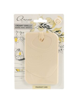 Fragrant Card Creamy vanilla