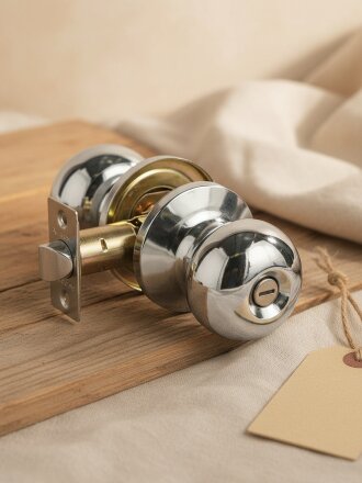 Защелка Avers, 6082-03-CR, 17827, с фиксатором, хром, сталь