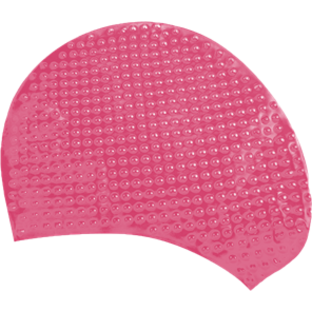 Шапочка для плавания Atemi, силикон (бабл), розовая, BS65, 00000111635