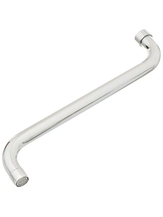 Излив смесителя для ванны, нержавеющая сталь, ИМП, S-круглый излив, 38.5 см, толстый, индивидуальная упаковка, ComfortFactor, 53357