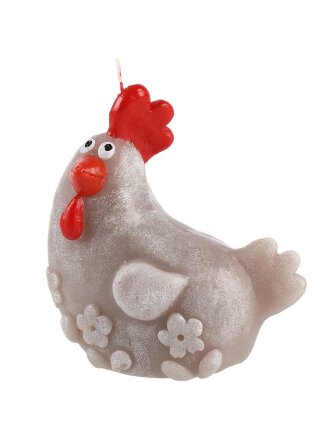 Свеча декоративная, 11.5х6х12.5 см, крем-брюле, Evis, Петушок-3, 28 0471 0001