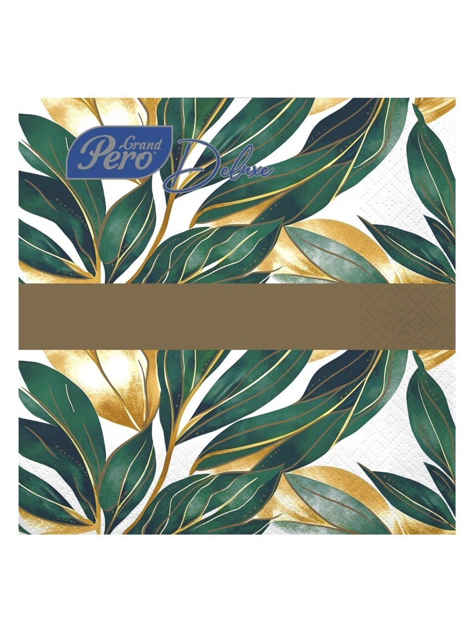 Салфетки Лилия, Малахит, 20 шт, 3 слоя, 33х33 см