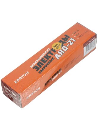 Электроды Кратон, АНО-21, 2.5 мм, 5 кг, коробка