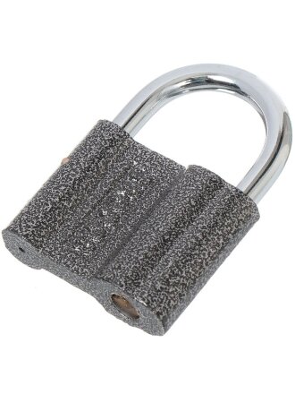 Замок навесной Trodos, ВС-HZ4-70 Box, 210016, цилиндровый, серый, 3 ключа