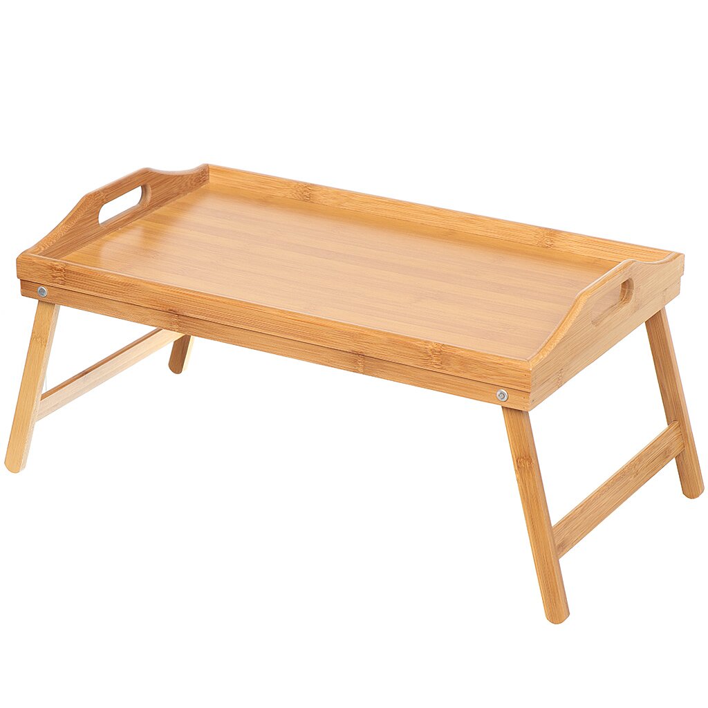 Столик для завтрака бамбук, 30х50 см, прямоугольный, Y3-1143