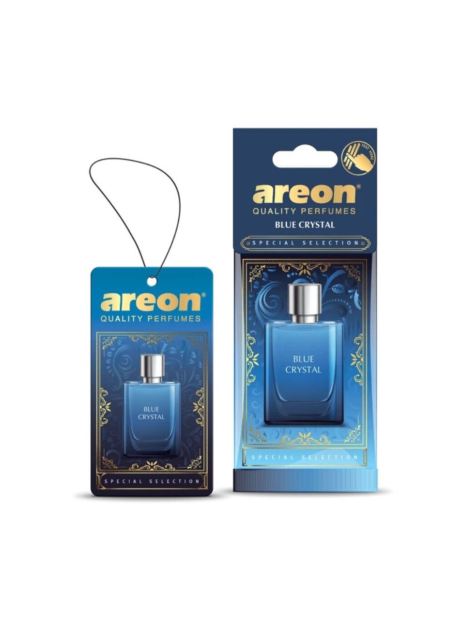 Ароматизатор в машину сухой, Areon, Special Selection Синий Кристалл, 704-SS-03