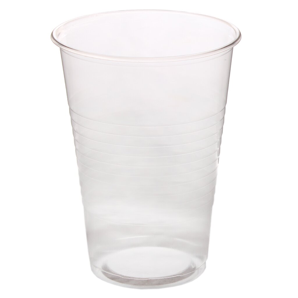 Стакан одноразовый 12 шт, 200 мл, Юпласт, ЮНАБ2025, прозрачный стаканы для напитков с подсветкой